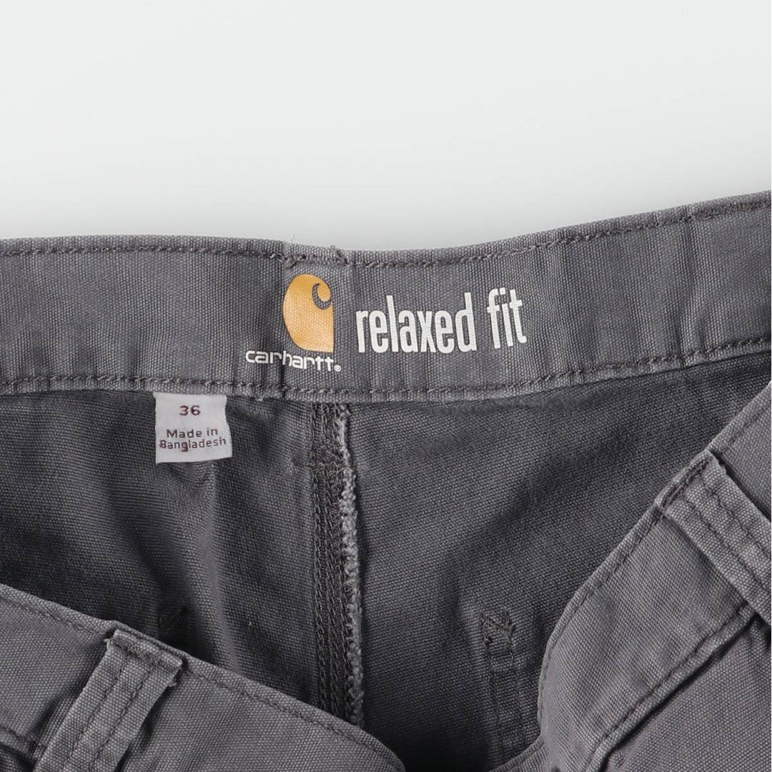 Carhartt Relaxed Fit Duck Work Shorts, Short Pants, Men's, W35 cotton gray type Vintage Second Hand