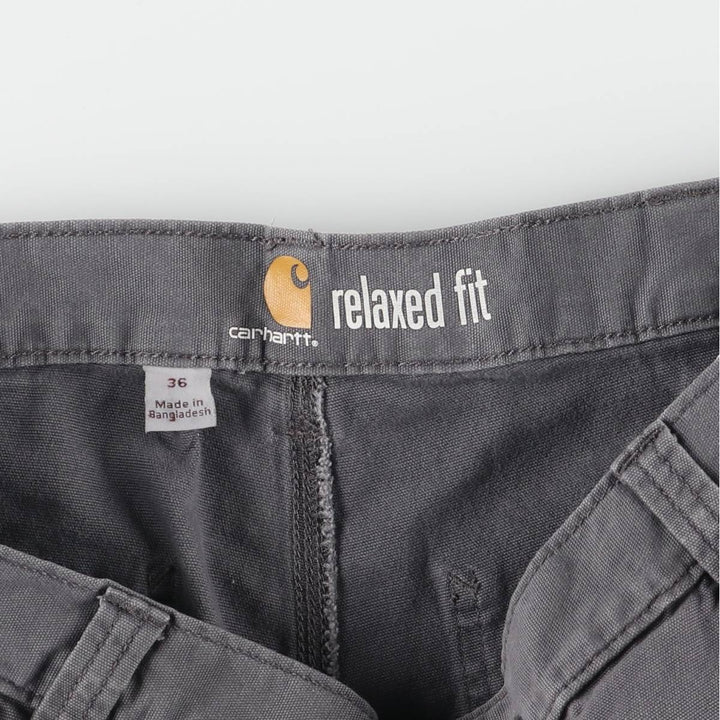 Carhartt Relaxed Fit Duck Work Shorts, Short Pants, Men's, W35 cotton gray type Vintage Second Hand