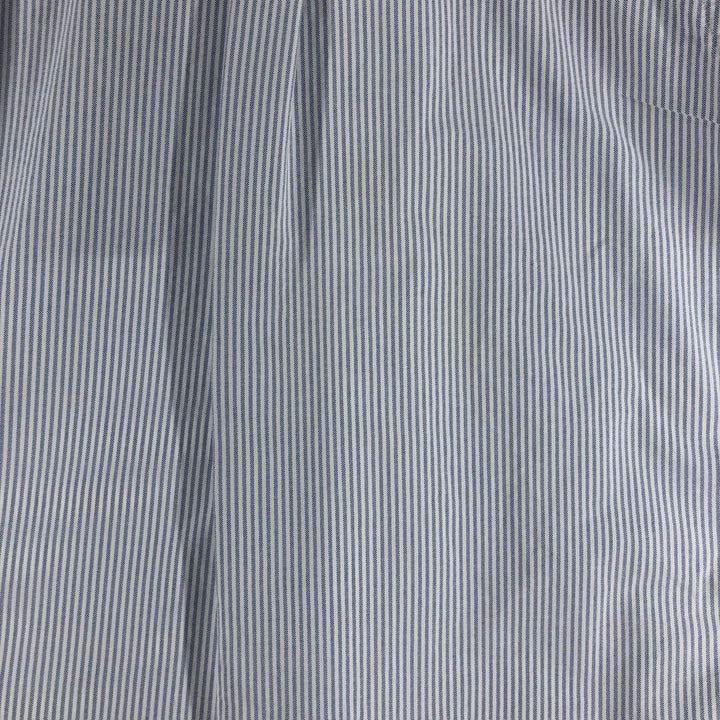 Ralph Lauren Classic Fit Long Sleeve Button Down Striped Shirt, Men's M cotton blue type Vintage Second Hand