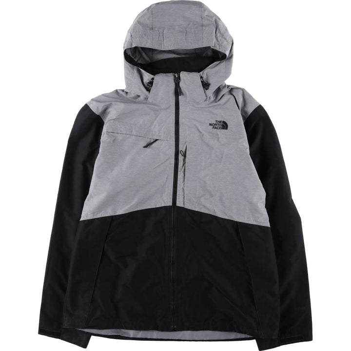 THE NORTH FACE Hooded Windbreaker, Men's XL Size polyester gray type Vintage Second Hand