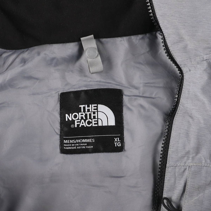 THE NORTH FACE Hooded Windbreaker, Men's XL Size polyester gray type Vintage Second Hand