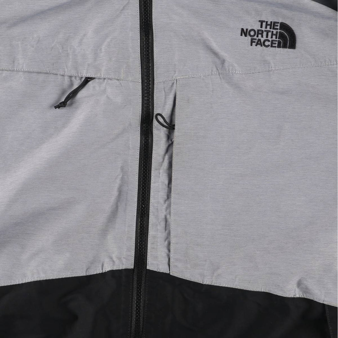 THE NORTH FACE Hooded Windbreaker, Men's XL Size polyester gray type Vintage Second Hand