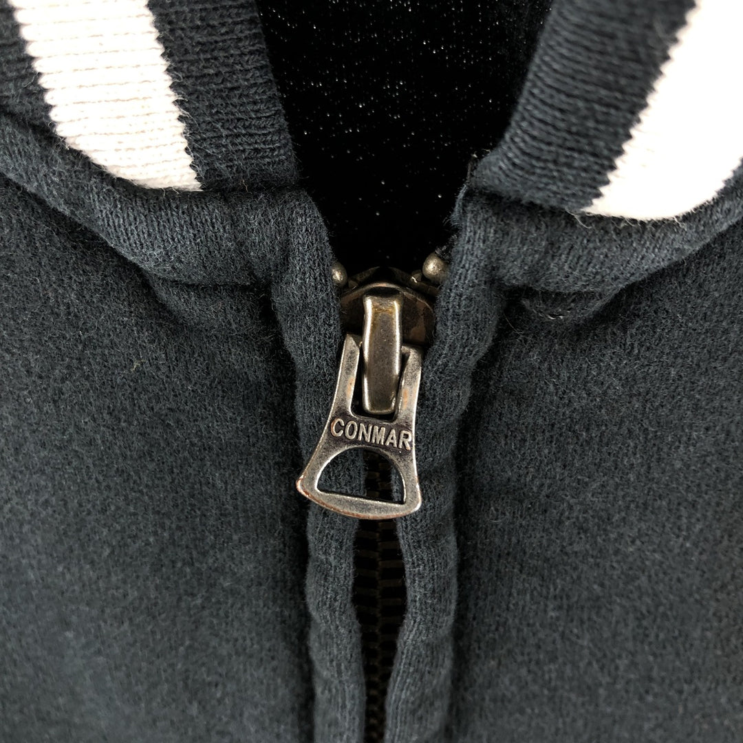 Ralph Lauren POLO by Ralph Lauren full zip sweatshirt, men's size L cotton black type Vintage Second Hand