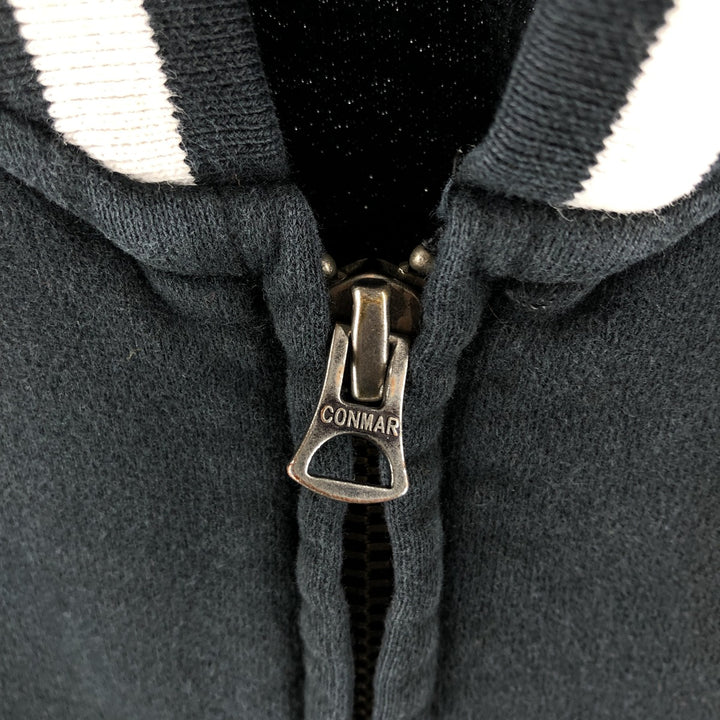 Ralph Lauren POLO by Ralph Lauren full zip sweatshirt, men's size L cotton black type Vintage Second Hand