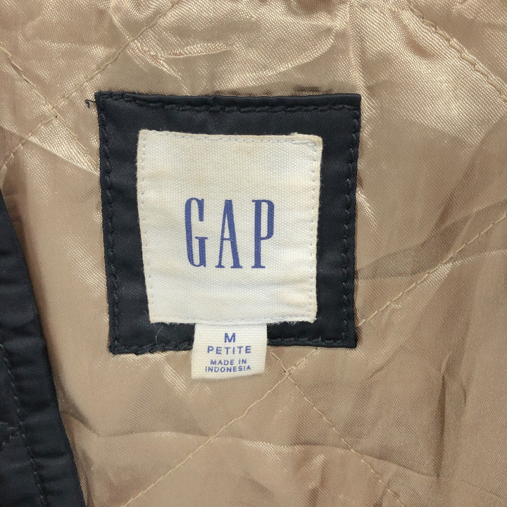 GAP MA-1 type padded military flight jacket, men's size M polyester black type Vintage Second Hand