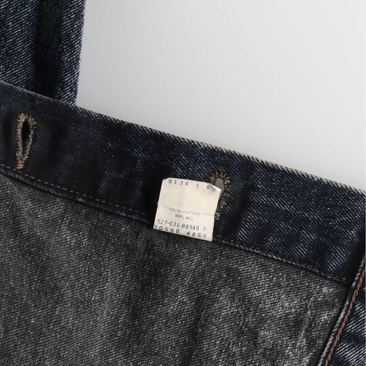 90'S Levi's 70598 4891 Large Patch Denim Jacket, Made in USA, Men's Size L, Vintage cotton blue type Vintage Second Hand