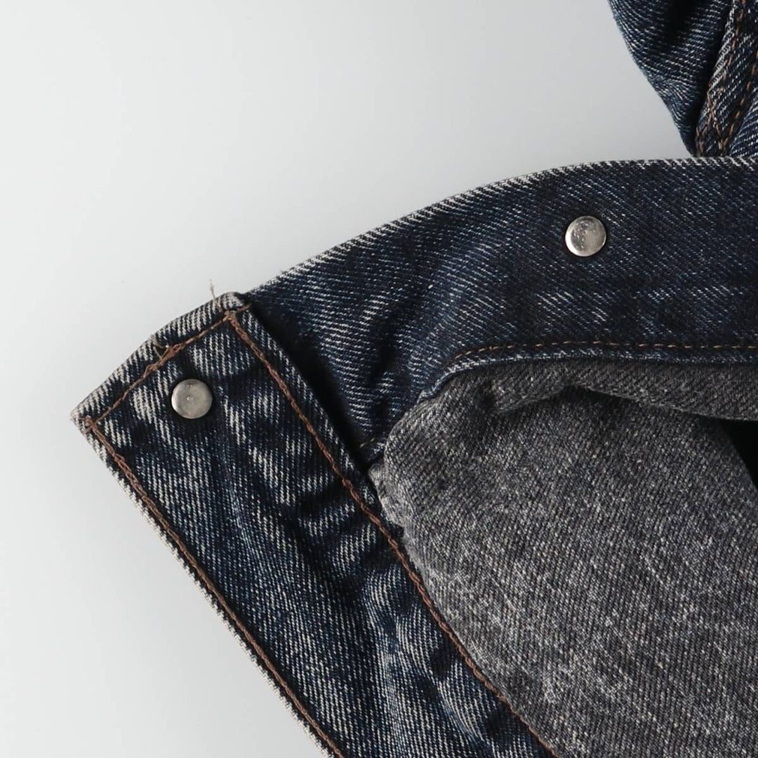 90'S Levi's 70598 4891 Large Patch Denim Jacket, Made in USA, Men's Size L, Vintage cotton blue type Vintage Second Hand