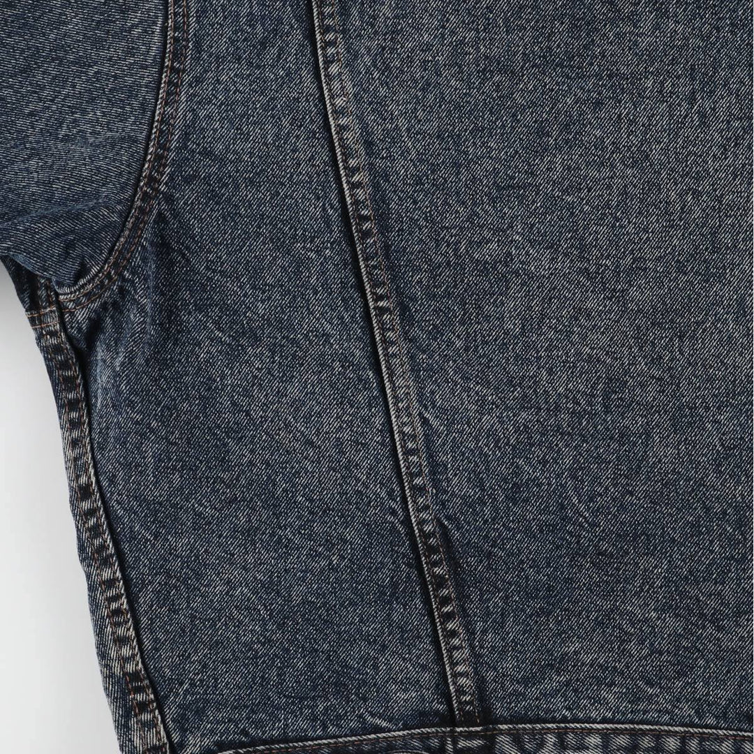 90'S Levi's 70598 4891 Large Patch Denim Jacket, Made in USA, Men's Size L, Vintage cotton blue type Vintage Second Hand