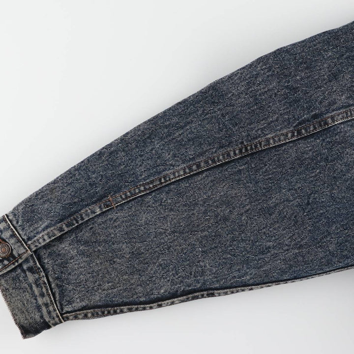 90'S Levi's 70598 4891 Large Patch Denim Jacket, Made in USA, Men's Size L, Vintage cotton blue type Vintage Second Hand