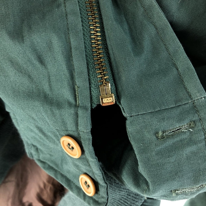 PAR FOUR Derby Jacket, Cup Shoulder Jacket, Men's M size cotton green type Vintage Second Hand