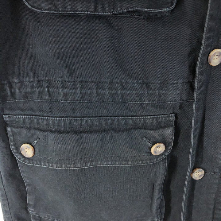 Vintage 80s-90'S Eddie Bauer Black Tag Cotton Jacket Men's M Size cotton black type Vintage Second Hand