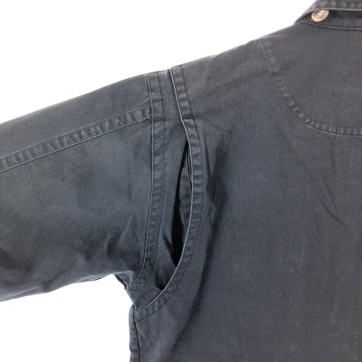 Vintage 80s-90'S Eddie Bauer Black Tag Cotton Jacket Men's M Size cotton black type Vintage Second Hand
