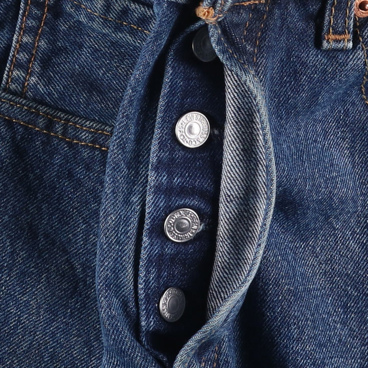 Levi's 501 straight denim pants for men, size W32 cotton blue type Vintage Second Hand