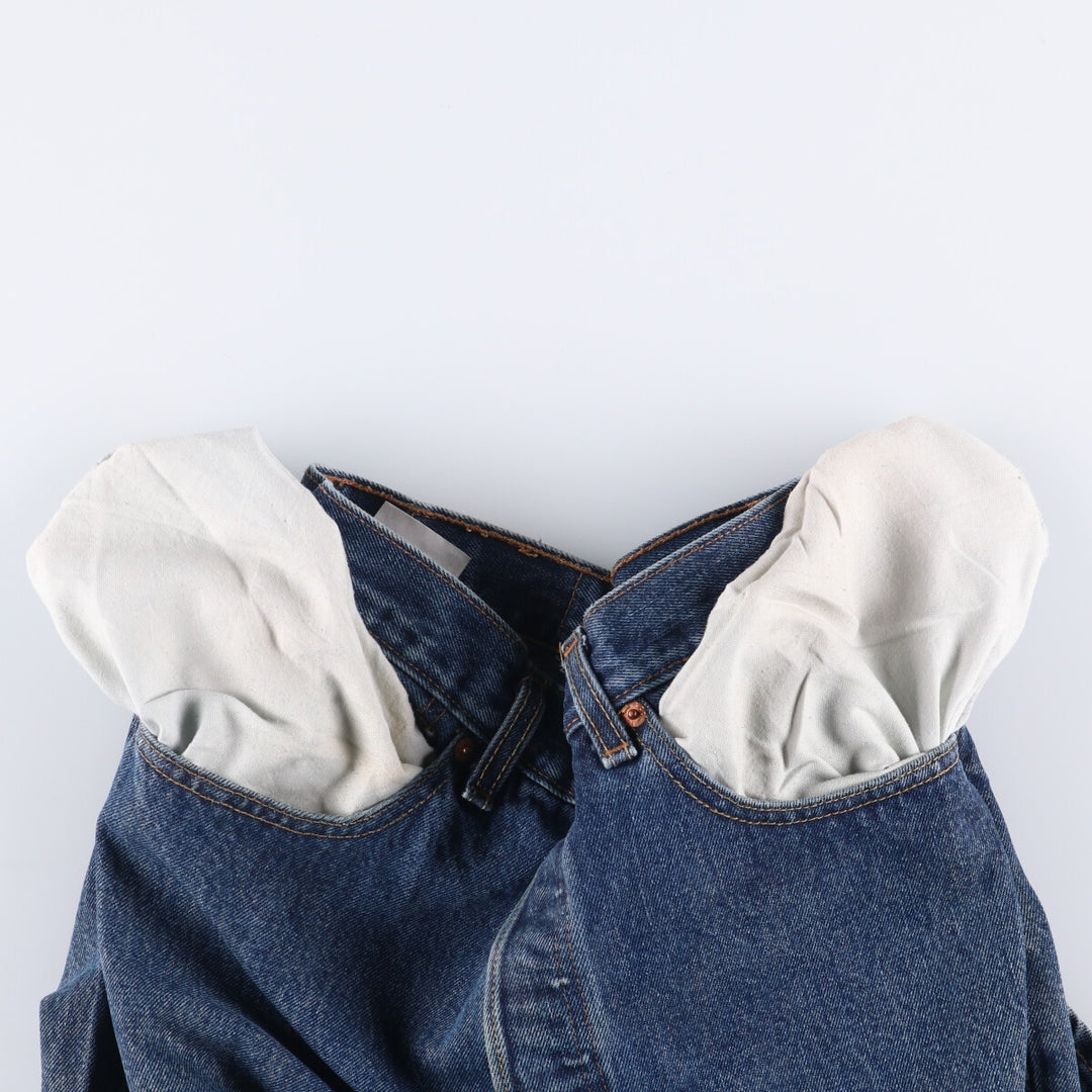 Levi's 501 straight denim pants for men, size W32 cotton blue type Vintage Second Hand