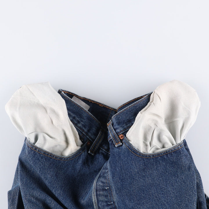 Levi's 501 straight denim pants for men, size W32 cotton blue type Vintage Second Hand