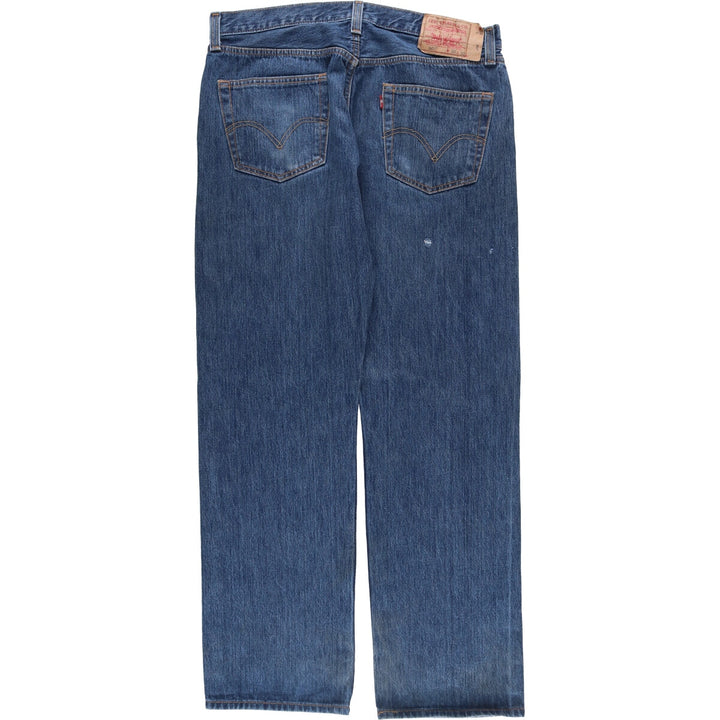 Levi's 501 straight denim pants for men, size W36 cotton blue type Vintage Second Hand