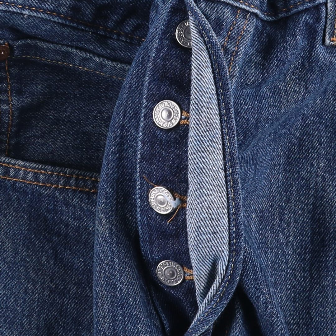 Levi's 501 straight denim pants for men, size W36 cotton blue type Vintage Second Hand