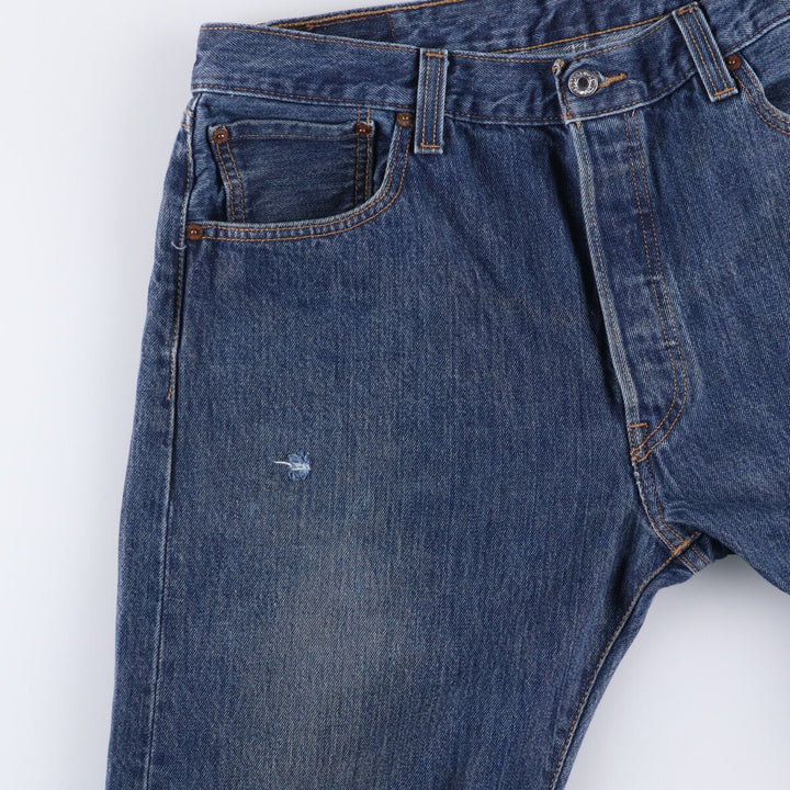 Levi's 501 straight denim pants for men, size W36 cotton blue type Vintage Second Hand