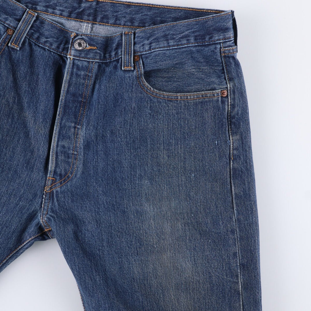 Levi's 501 straight denim pants for men, size W36 cotton blue type Vintage Second Hand