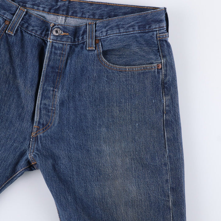 Levi's 501 straight denim pants for men, size W36 cotton blue type Vintage Second Hand