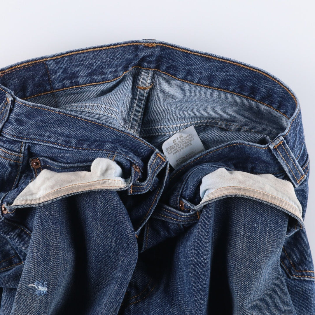 Levi's 501 straight denim pants for men, size W36 cotton blue type Vintage Second Hand