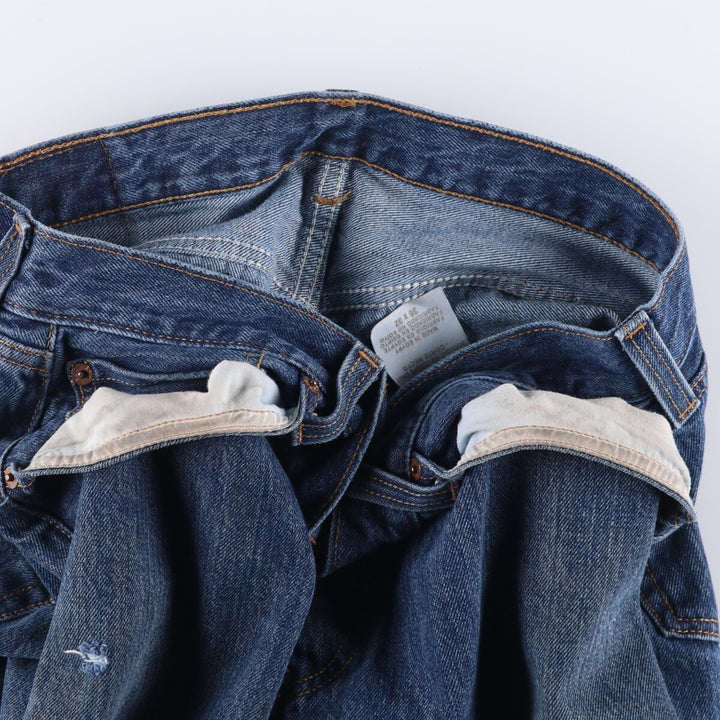 Levi's 501 straight denim pants for men, size W36 cotton blue type Vintage Second Hand
