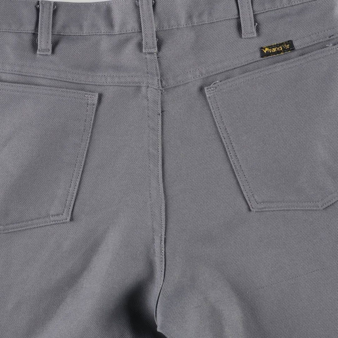 80s-90'S Wrangler Dress Jeans, Slacks, Made in USA, Men's, W33 equivalent, Vintage unclear gray type Vintage Second Hand