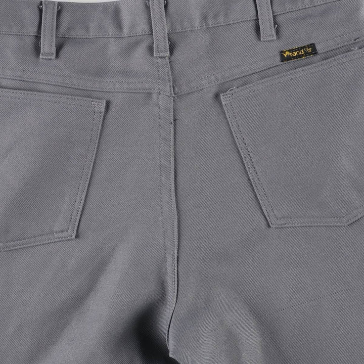 80s-90'S Wrangler Dress Jeans, Slacks, Made in USA, Men's, W33 equivalent, Vintage unclear gray type Vintage Second Hand