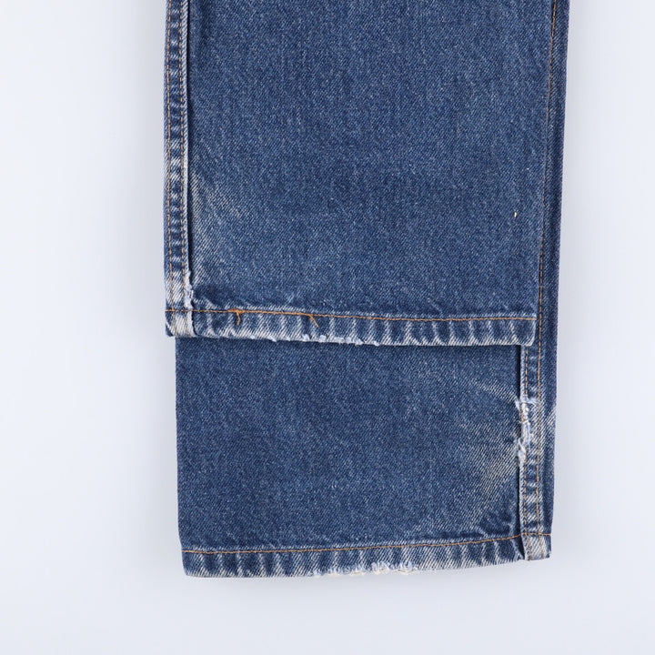 00'S Levi's 505 REGULAR FIT tapered denim pants for men, size w33 cotton blue type Vintage Second Hand