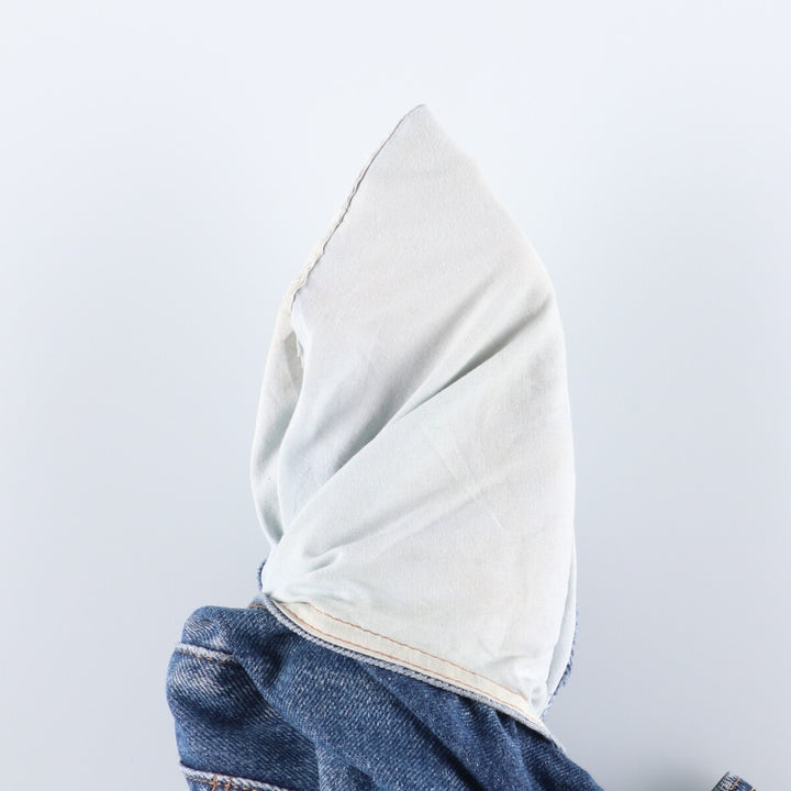 00'S Levi's 505 REGULAR FIT tapered denim pants for men, size w33 cotton blue type Vintage Second Hand