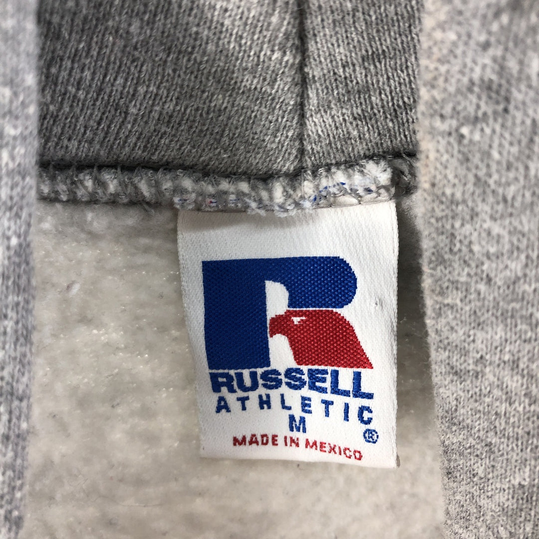 90'S Russell College Sweatshirt Pullover Hoodie, Men's M Size, Vintage polyester gray type Vintage Second Hand