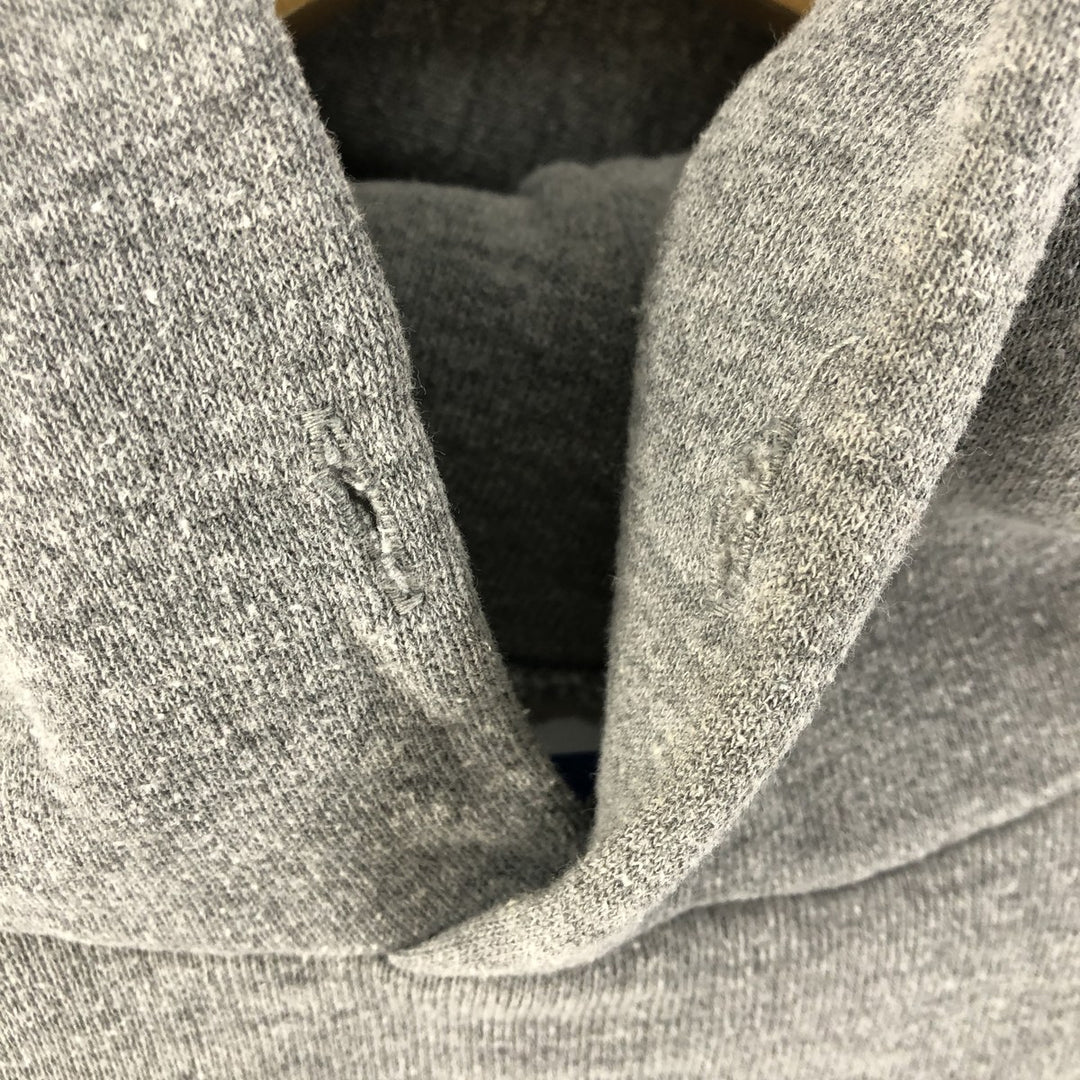90'S Russell College Sweatshirt Pullover Hoodie, Men's M Size, Vintage polyester gray type Vintage Second Hand
