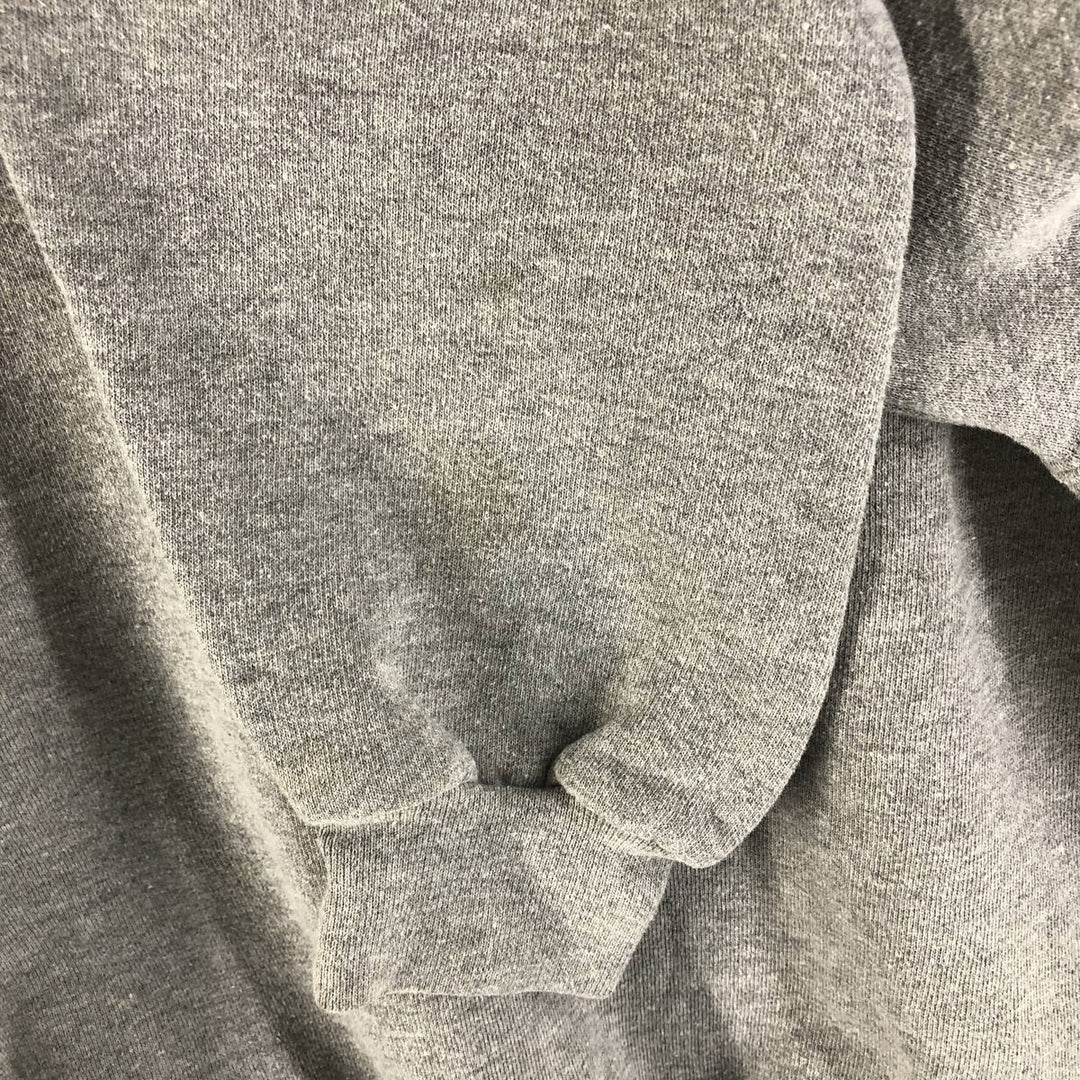 90'S Russell College Sweatshirt Pullover Hoodie, Men's M Size, Vintage polyester gray type Vintage Second Hand