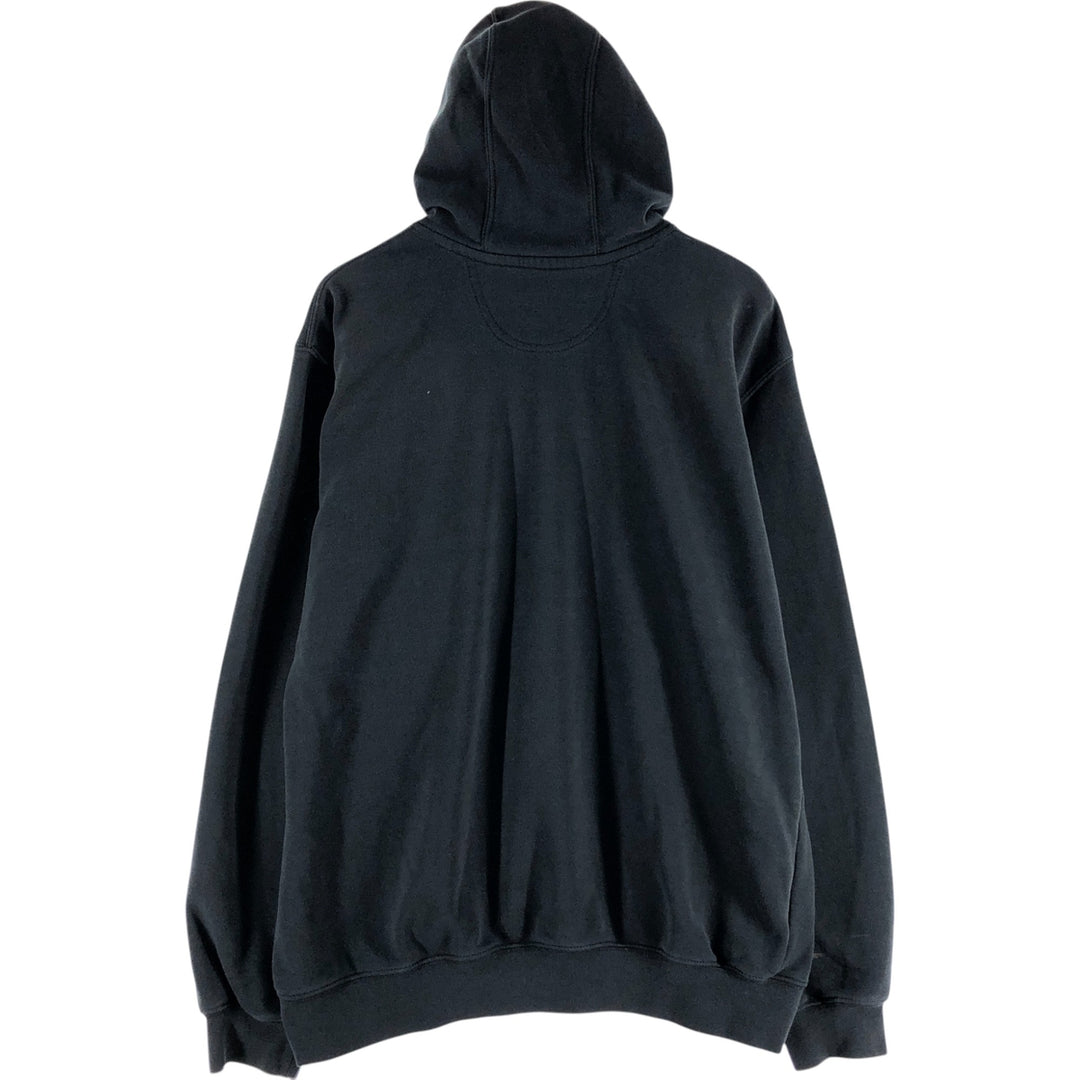 Carhartt ORIGINAL FIT sweatshirt pullover hoodie, men's size L cotton black type Vintage Second Hand