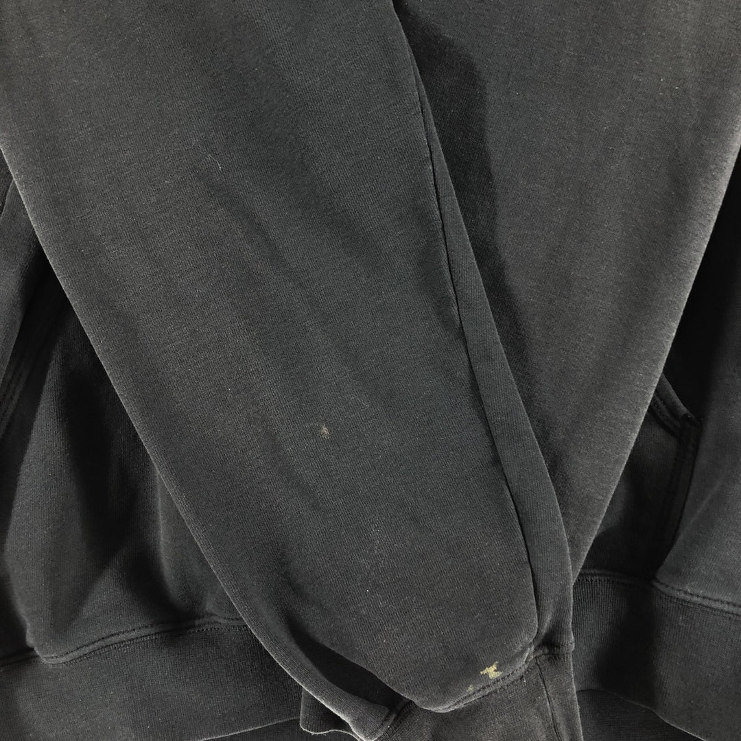 Carhartt ORIGINAL FIT sweatshirt pullover hoodie, men's size L cotton black type Vintage Second Hand