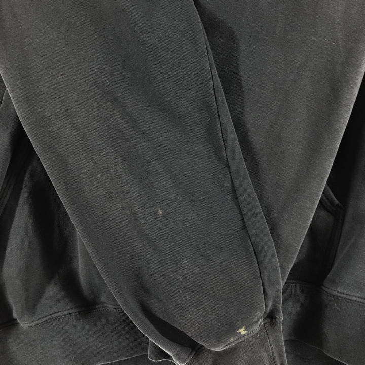 Carhartt ORIGINAL FIT sweatshirt pullover hoodie, men's size L cotton black type Vintage Second Hand