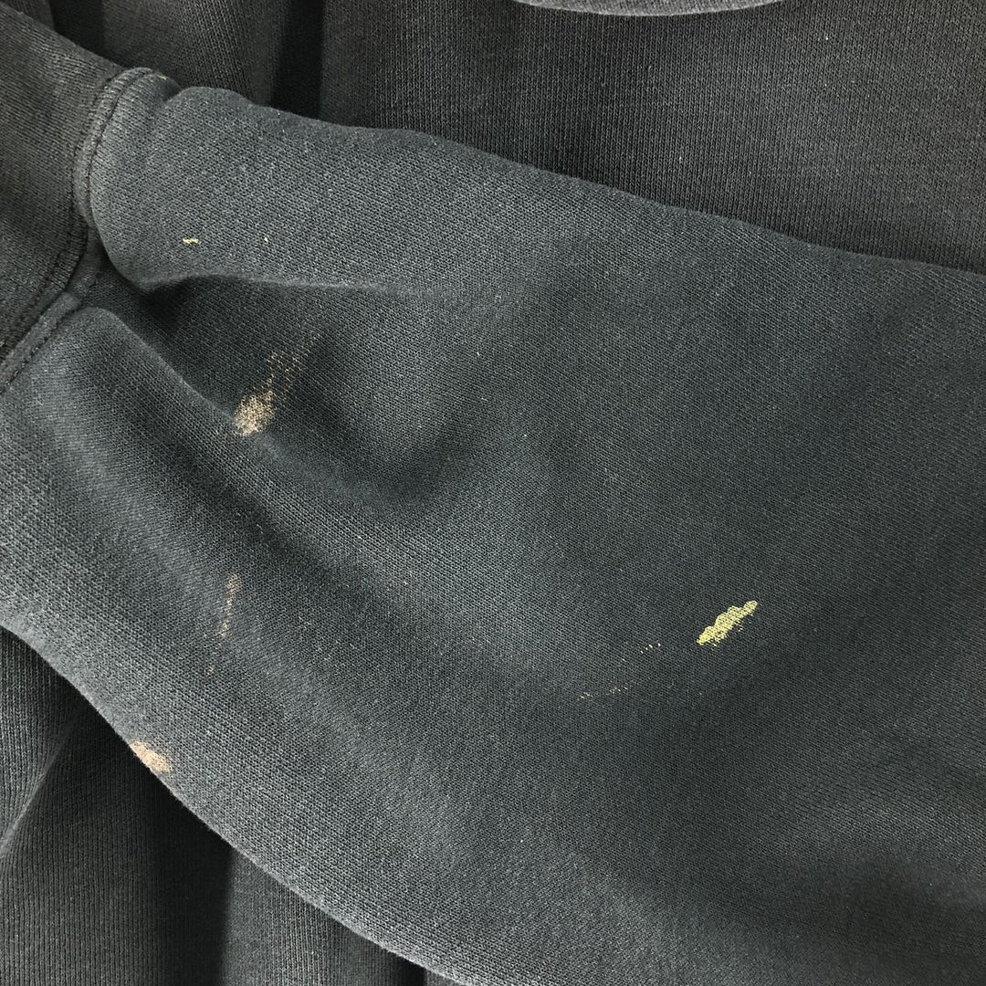 Carhartt ORIGINAL FIT sweatshirt pullover hoodie, men's size L cotton black type Vintage Second Hand