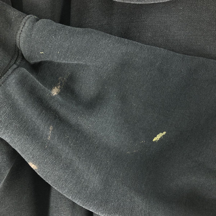 Carhartt ORIGINAL FIT sweatshirt pullover hoodie, men's size L cotton black type Vintage Second Hand