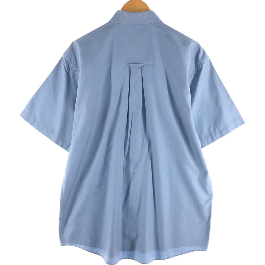 Pendleton short sleeve button-down shirt, size L for men cotton Blue type light blue Vintage Second Hand