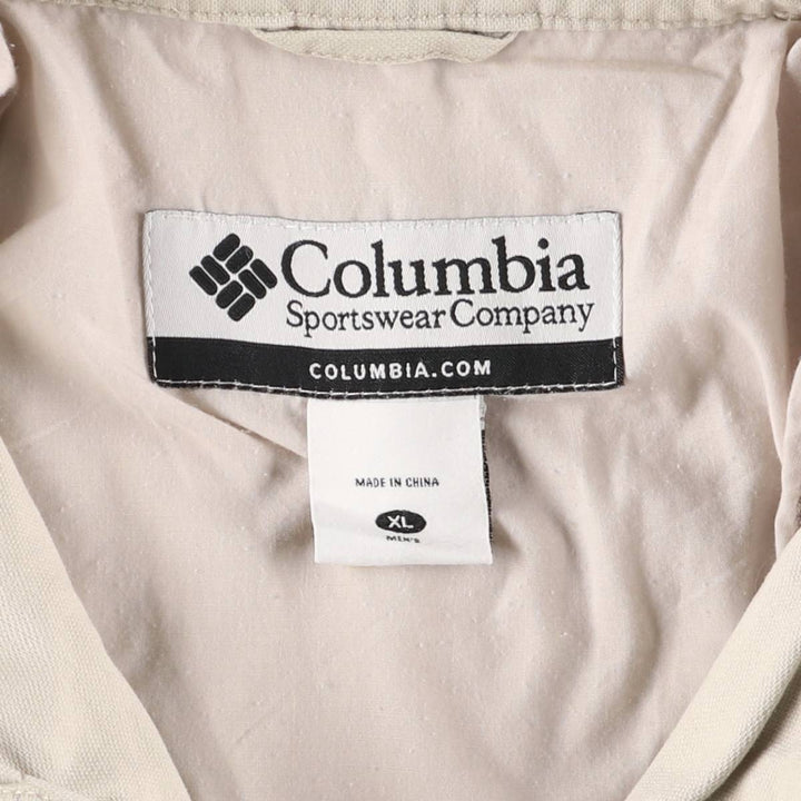 00'S Columbia Cotton Jacket Men's XL cotton Beige type Vintage Second Hand