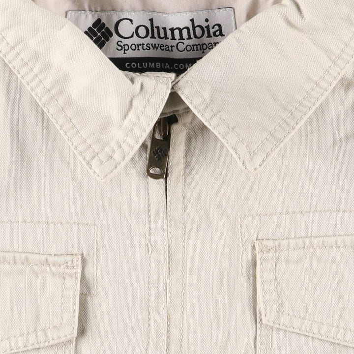 00'S Columbia Cotton Jacket Men's XL cotton Beige type Vintage Second Hand