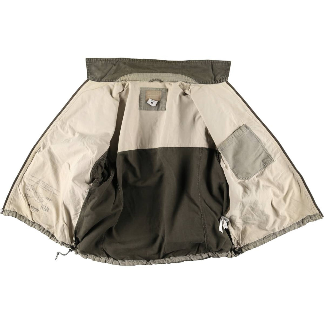 Columbia Cotton Jacket Men's XL Size cotton Khaki type Vintage Second Hand