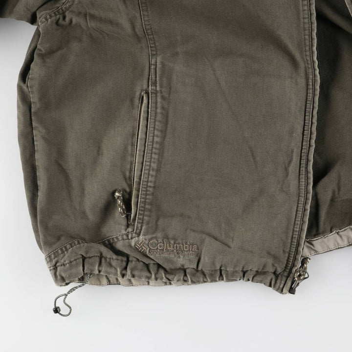 Columbia Cotton Jacket Men's XL Size cotton Khaki type Vintage Second Hand