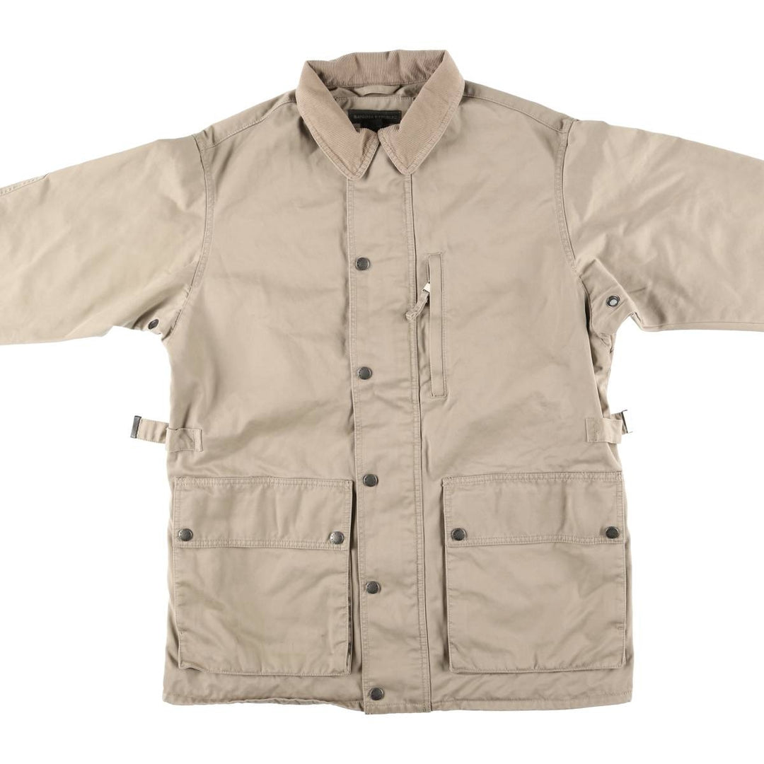 00'S Banana Republic Cotton Jacket Men's S Size cotton Beige type Vintage Second Hand