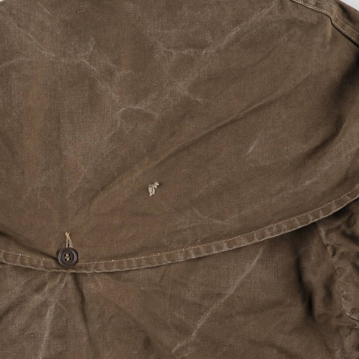 Cape coat, Euro work jacket, men's size L, vintage unclear brown type Vintage Second Hand