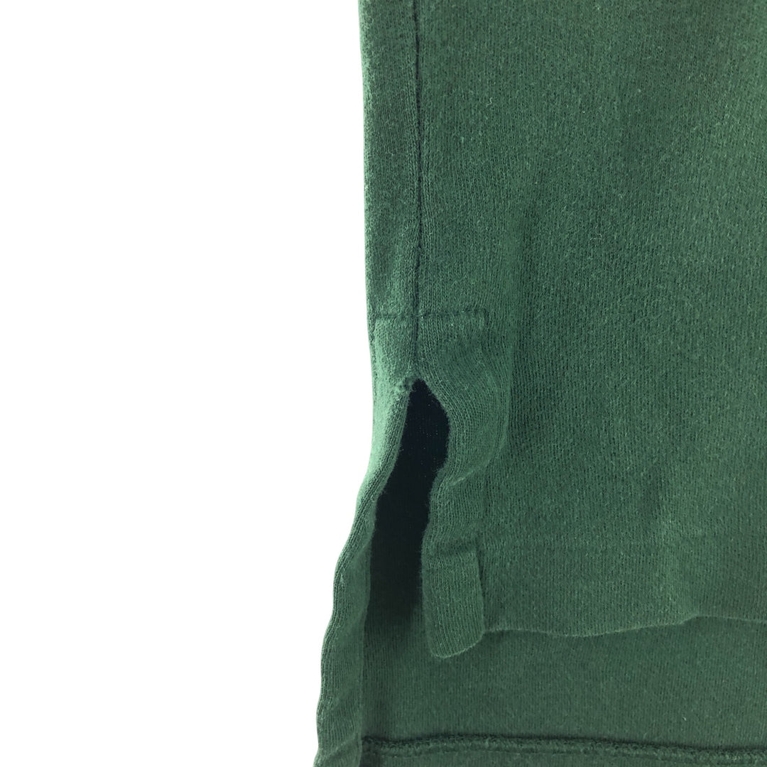 Ralph Lauren POLO by Ralph Lauren long sleeve polo shirt, men's size L cotton Green type dark green Vintage Second Hand