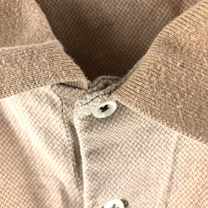 Ralph Lauren POLO by Ralph Lauren short sleeve polo shirt, men's XL size Pima Cotton brown type Vintage Second Hand