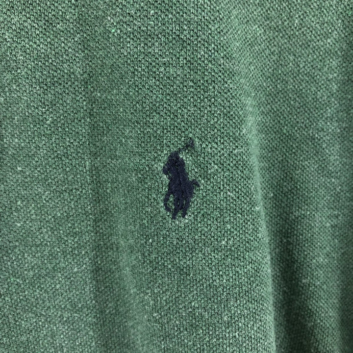 Ralph Lauren POLO by Ralph Lauren short sleeve polo shirt, size S for men cotton Green type dark green Vintage Second Hand
