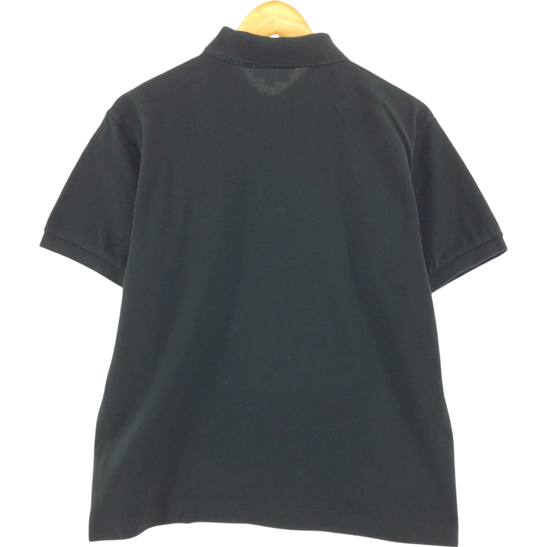 Lacoste Classic Fit short sleeve polo shirt size 5, men's size L cotton black type Vintage Second Hand
