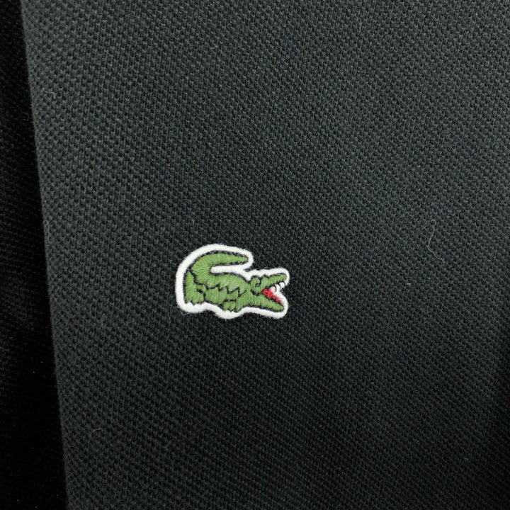 Lacoste Classic Fit short sleeve polo shirt size 5, men's size L cotton black type Vintage Second Hand